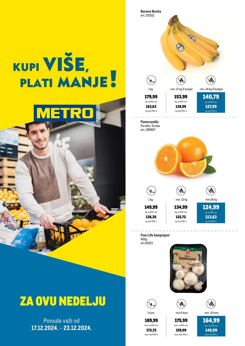 Metro katalog provereno iz naše ponude