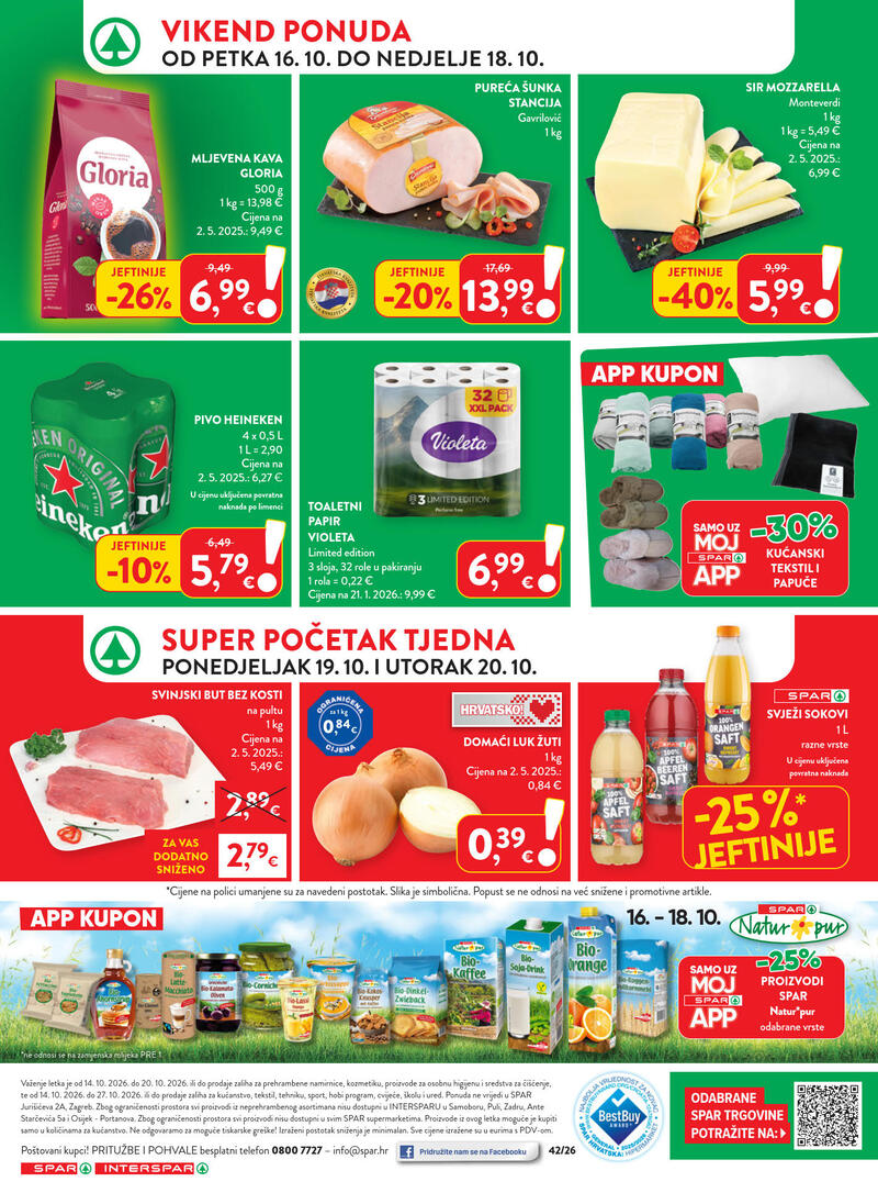 Spar katalog - Tjedna akcija
