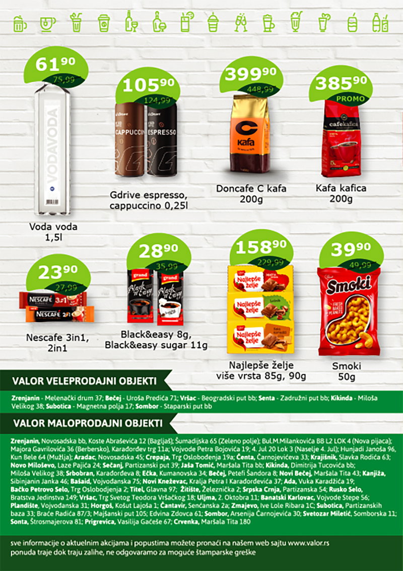 Valor katalog akcija