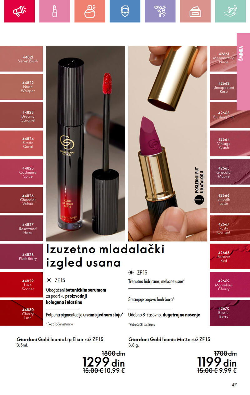 Oriflame katalog akcija