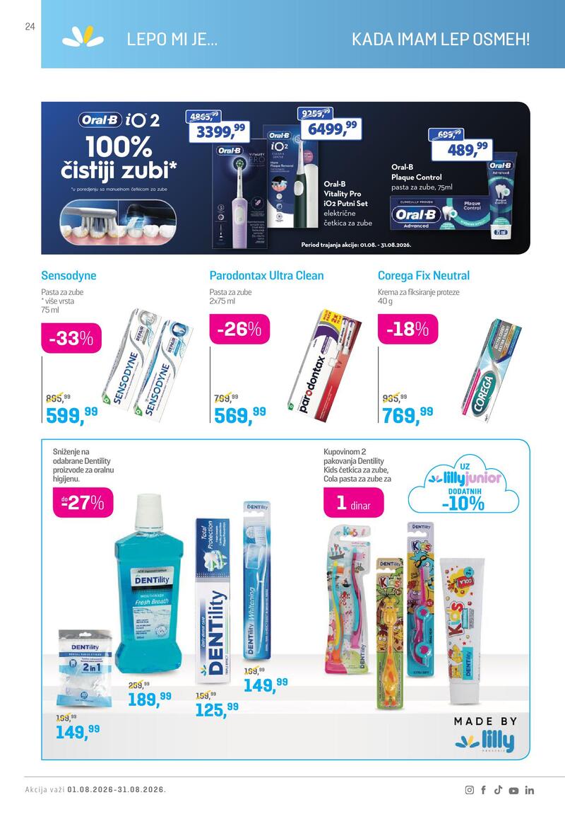 Lilly Drogerie katalog akcija