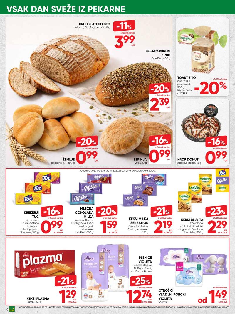Tuš redni katalog