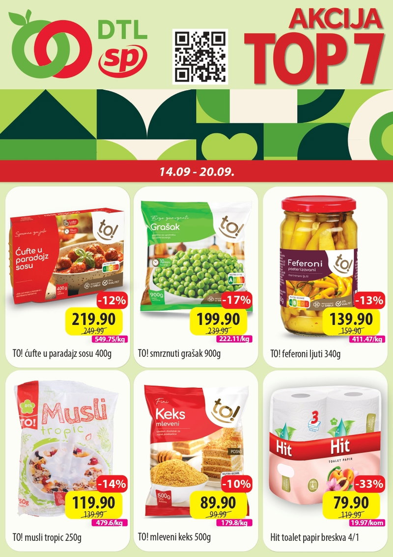 Senta Promet katalog akcija Top 7