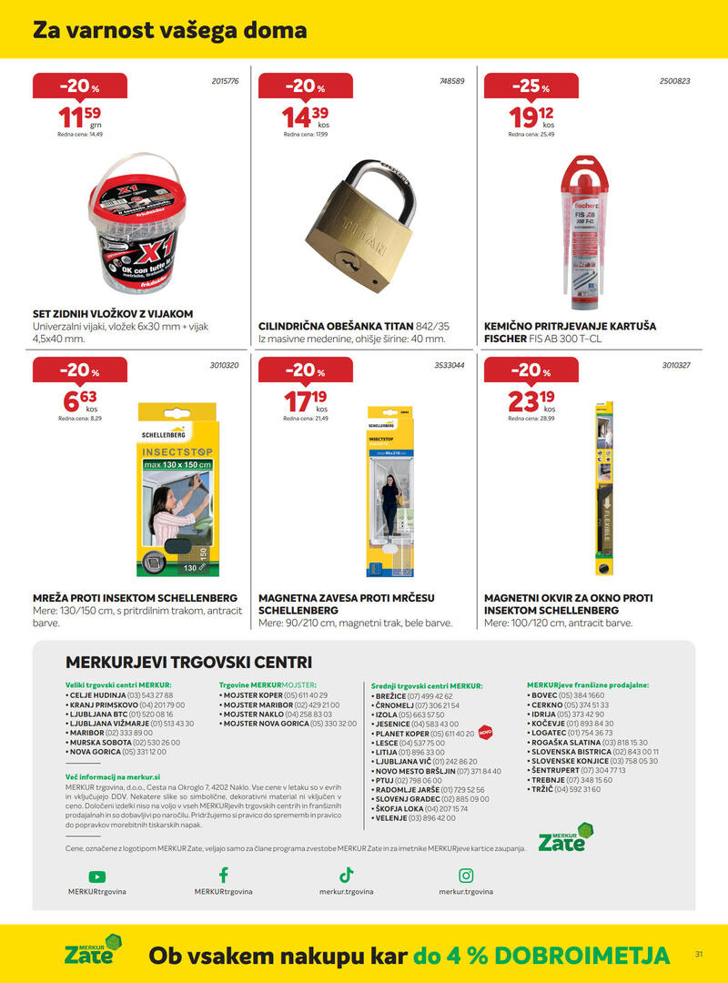 Merkur akcijski katalog