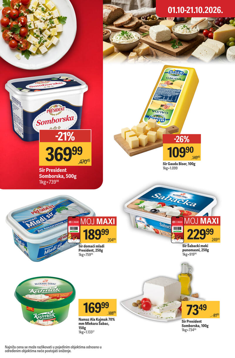Maxi katalog – Nedeljna akcija