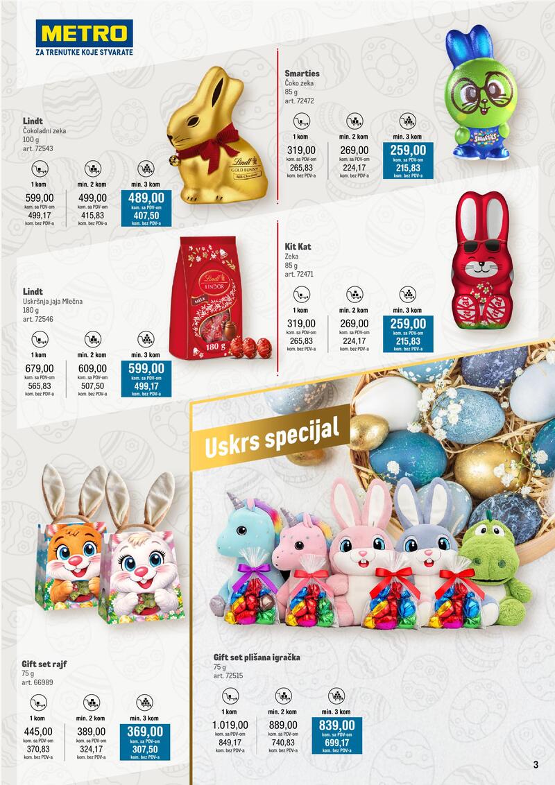 Metro katalog Uskrs