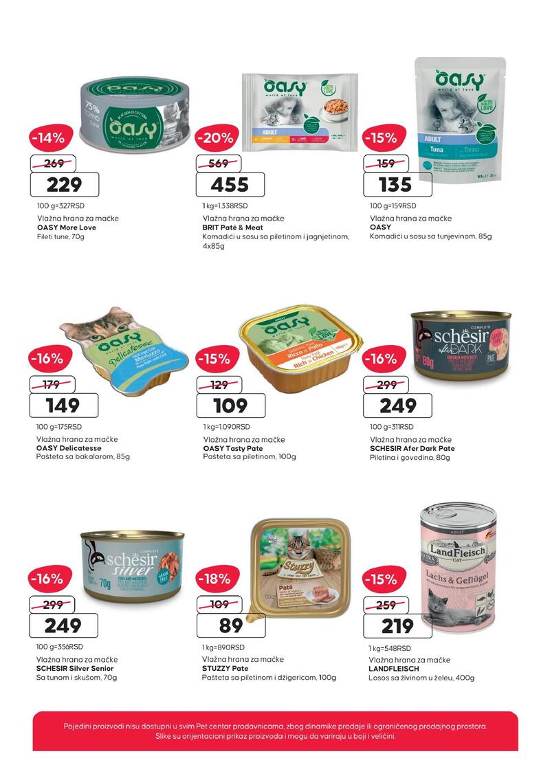 Pet centar akcijski katalog