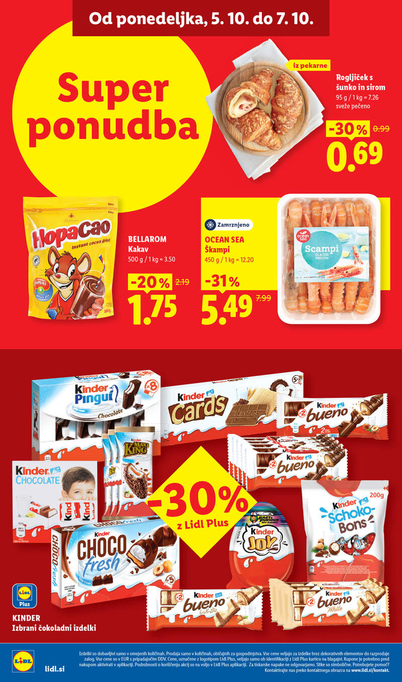 Lidl katalog - Tedenska akcija