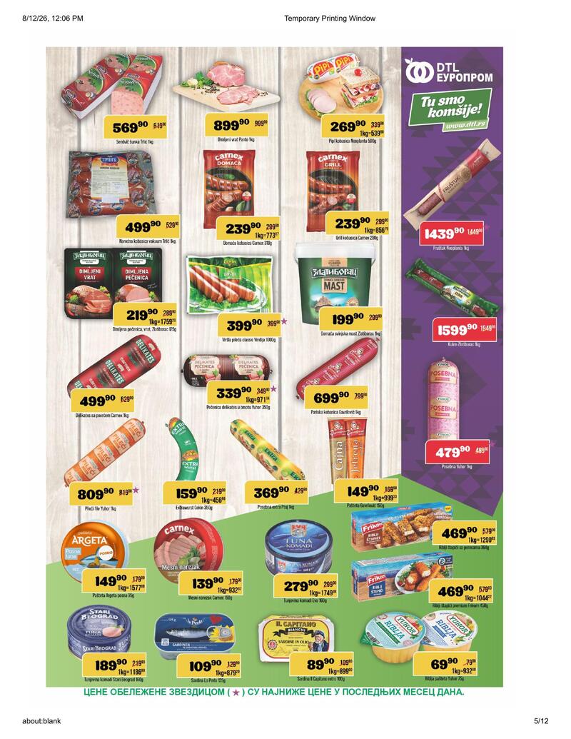 Europrom katalog akcija