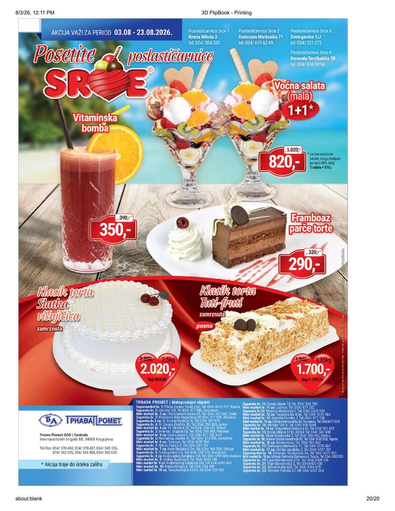 Trnava Promet katalog akcija