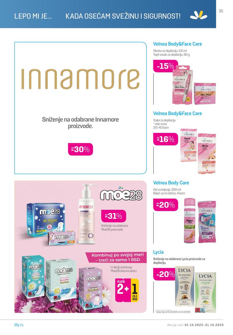 Lilly Drogerie katalog akcija