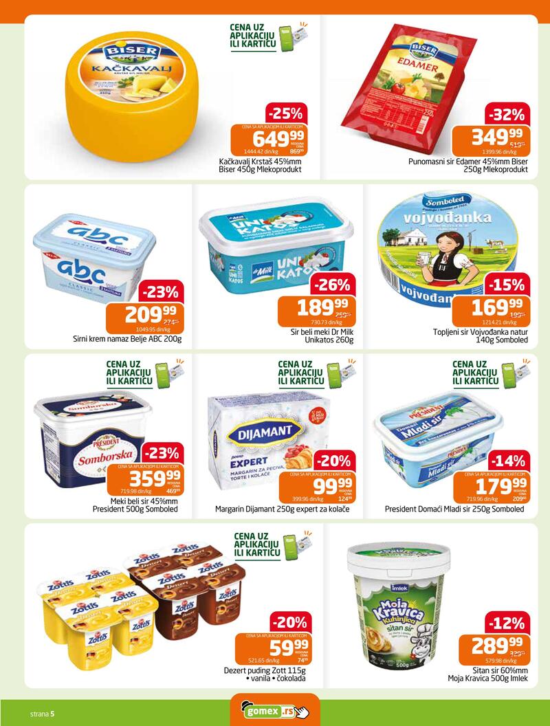 Gomex katalog - Dvonedeljna akcija