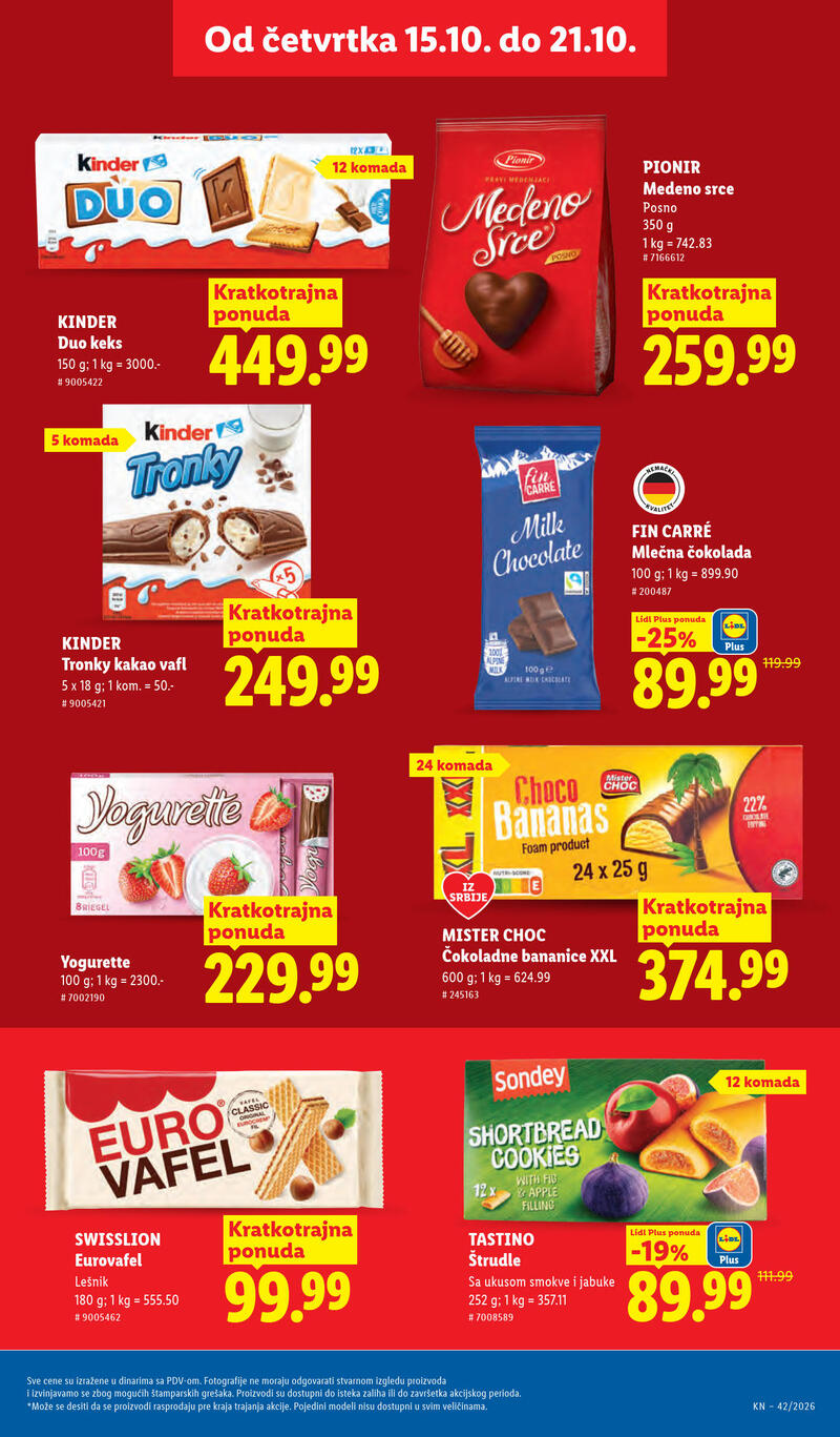 Lidl katalog - Nedeljna akcija