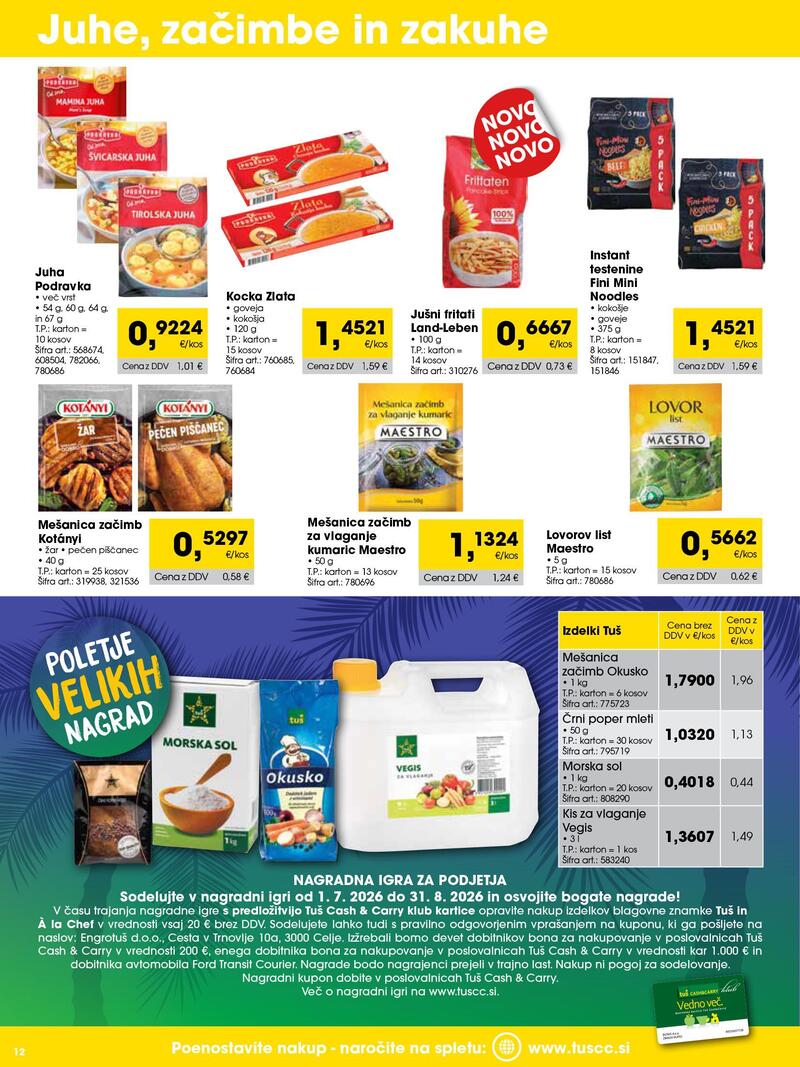 Tuš Cash & Carry trgovec