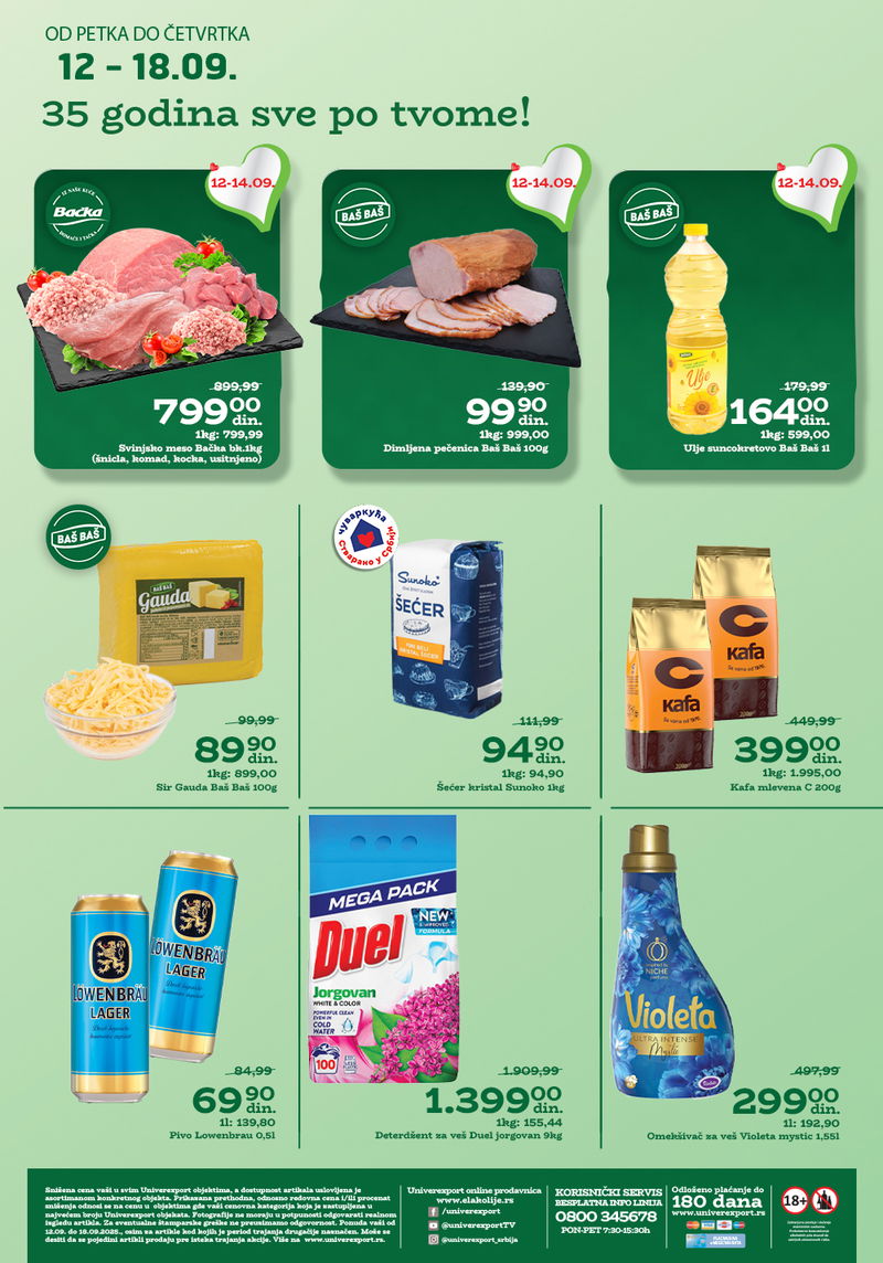 Univerexport katalog nedeljna akcija