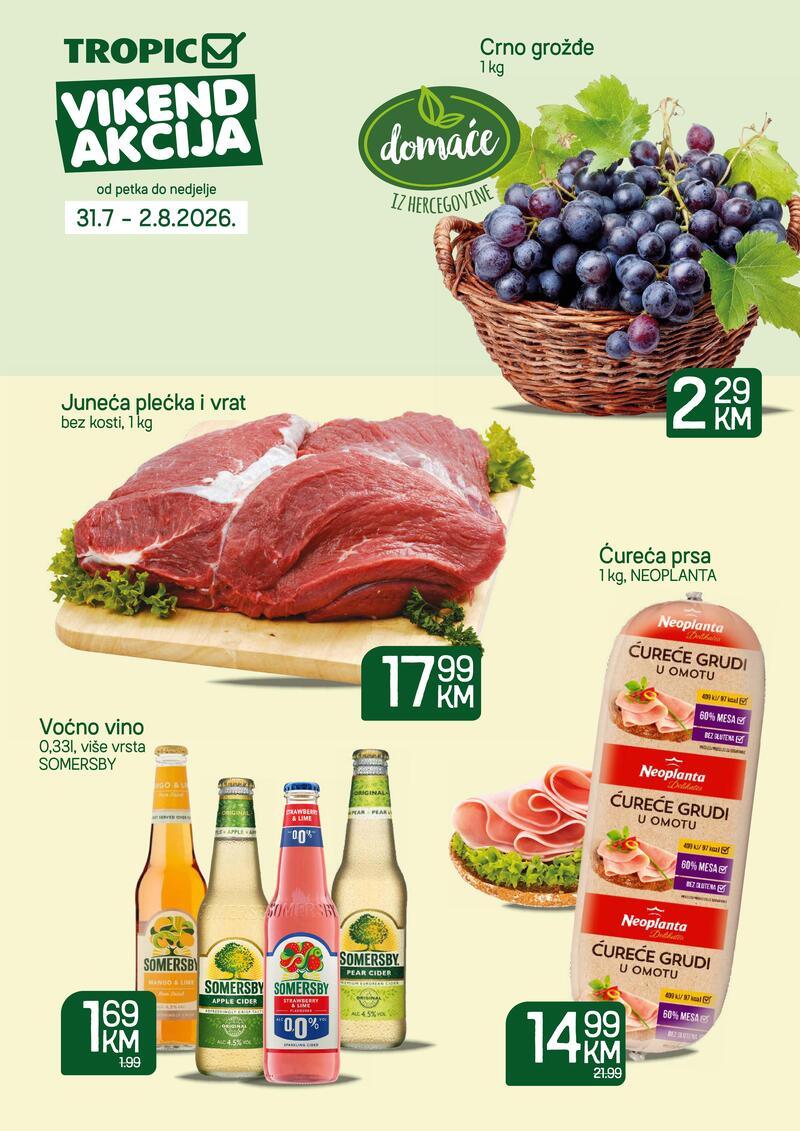 Tropic katalog akcija Vikend akcija