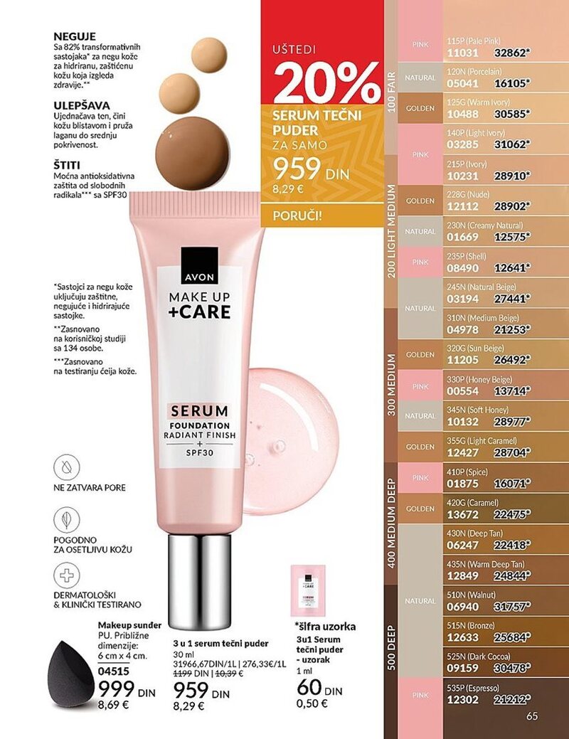 Avon katalog akcija