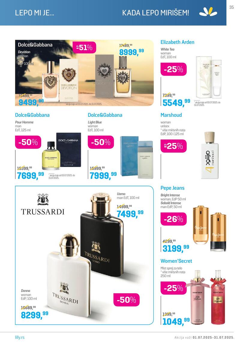 Lilly Drogerie katalog akcija