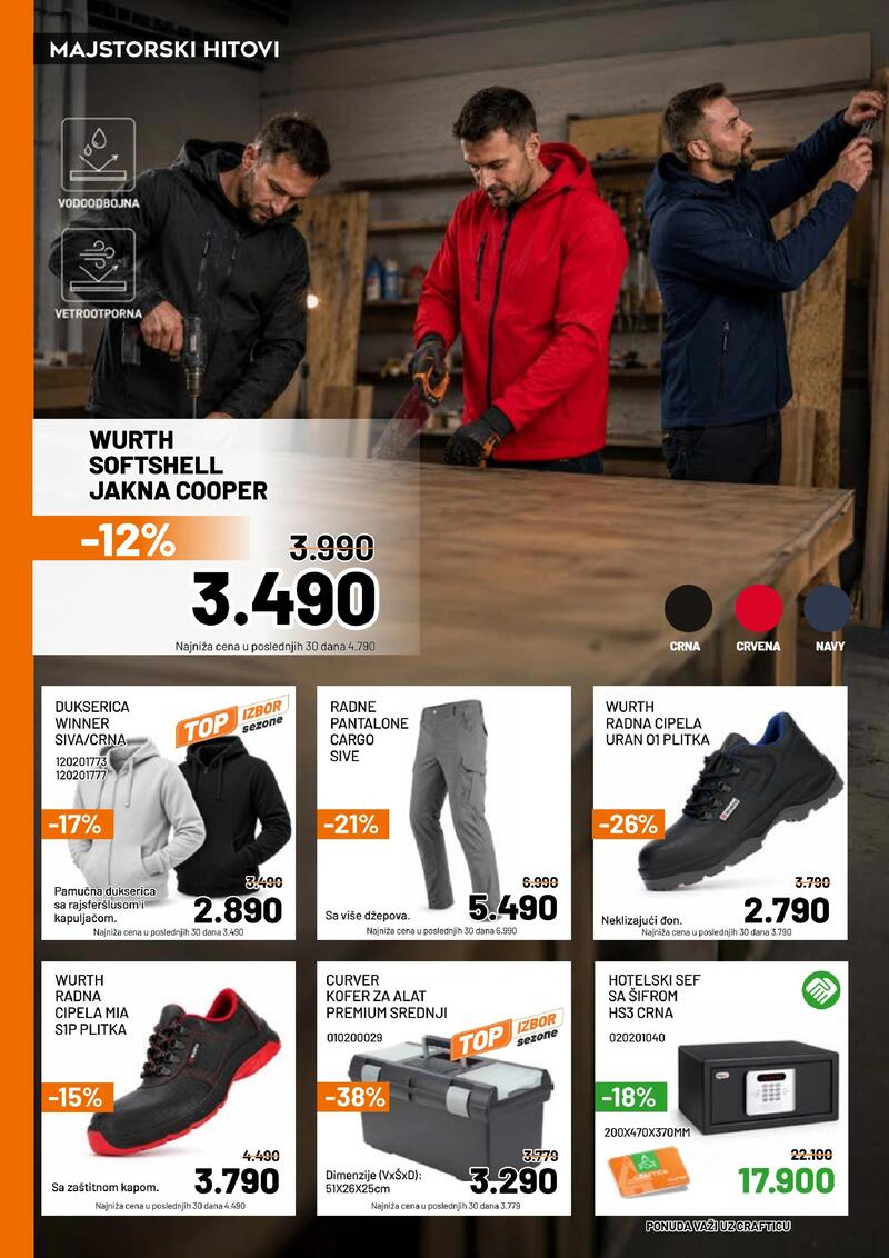 Crafter akcijski katalog