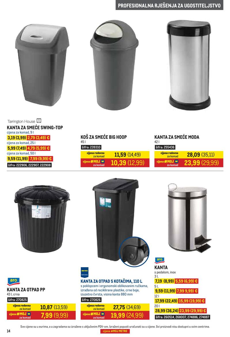 Metro katalog - Gastro ponuda proizvoda za ugostiteljstvo