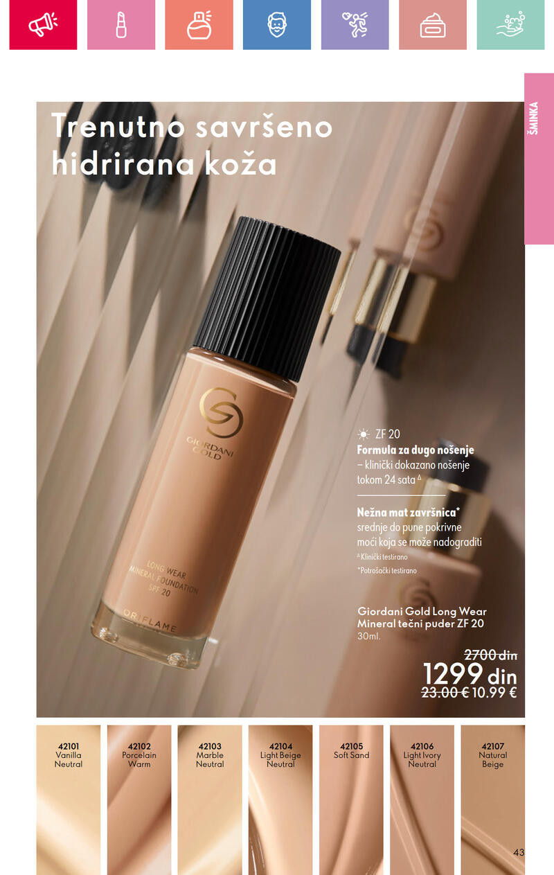 Oriflame katalog akcija