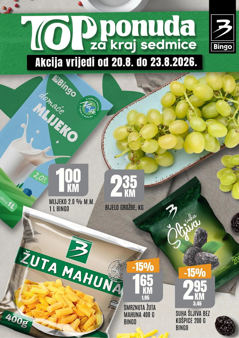 Bingo katalog akcija Top ponuda za kraj sedmice