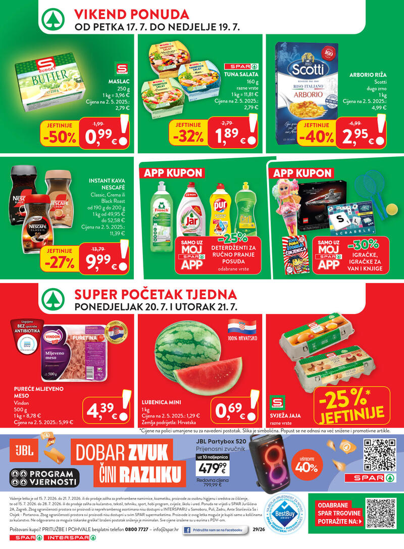 Spar kataloška akcija