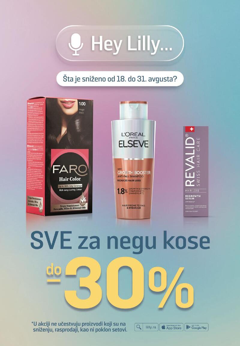 Lilly Drogerie katalog akcija