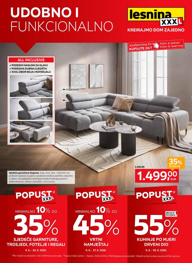 Lesnina XXXL katalog akcija