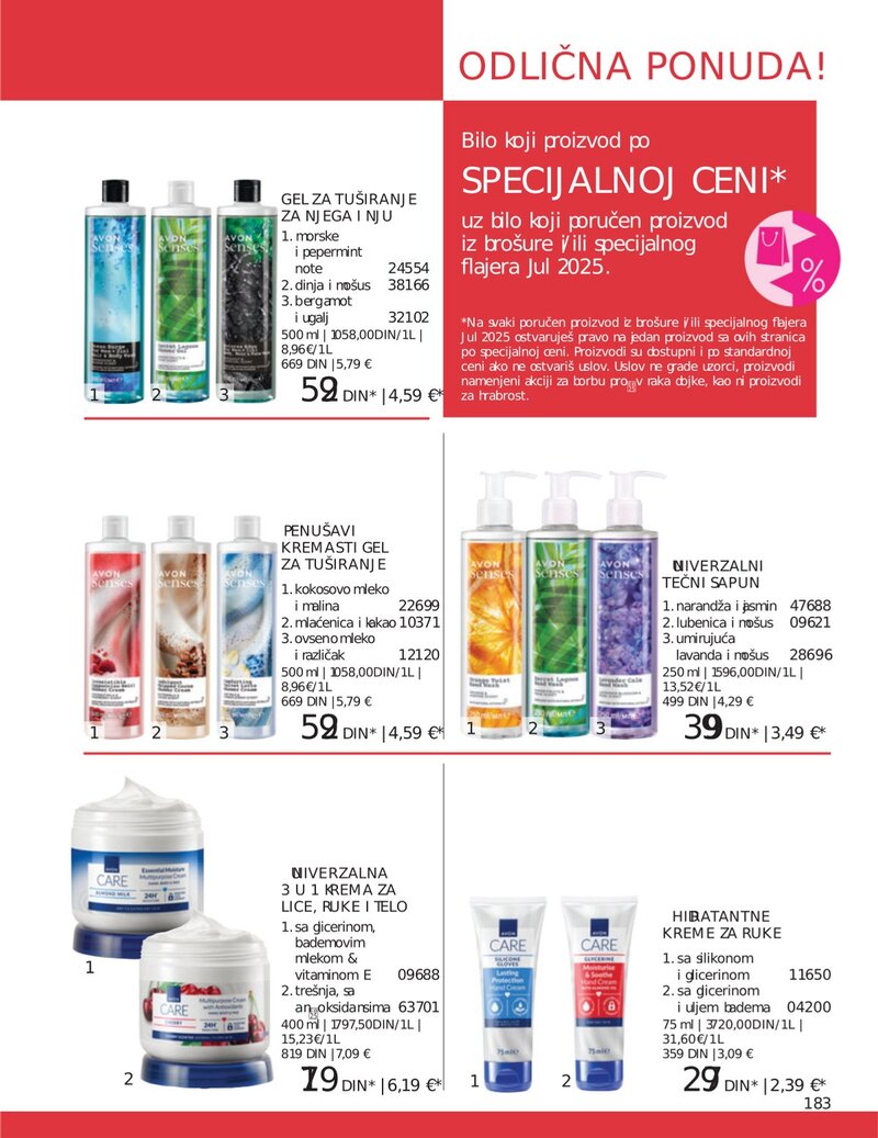 Avon katalog akcija