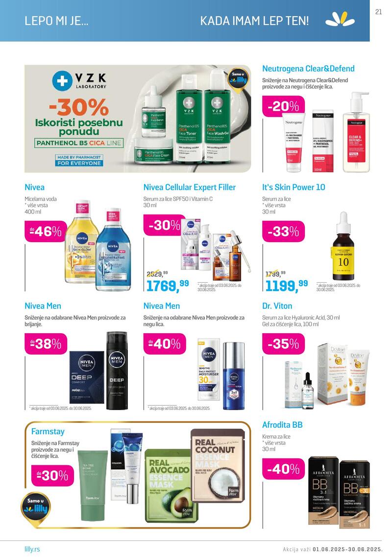 Lilly Drogerie katalog akcija