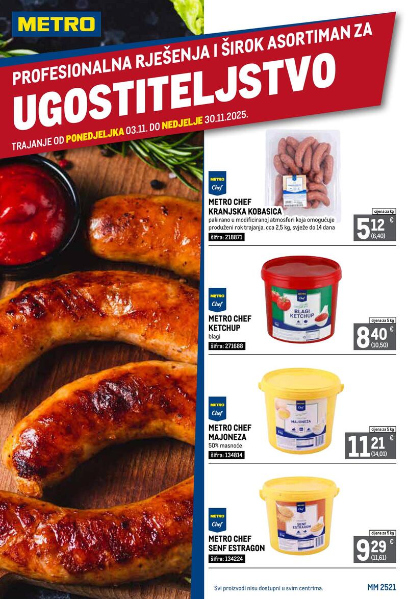 Metro profesionalna rješenja za ugostiteljstvo