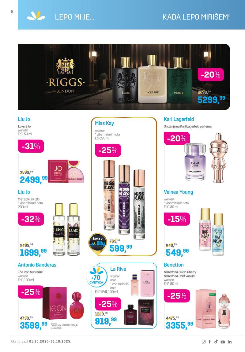 Lilly Drogerie katalog akcija