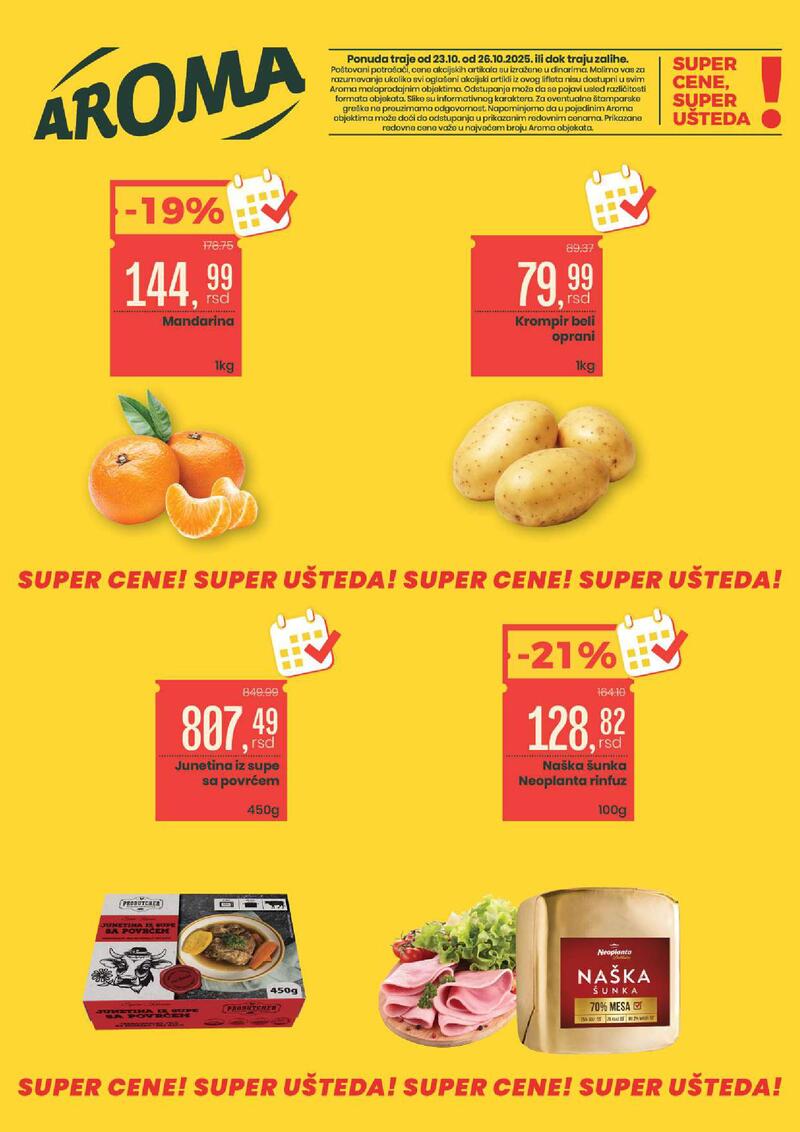 Aroma Market katalog vikend akcija