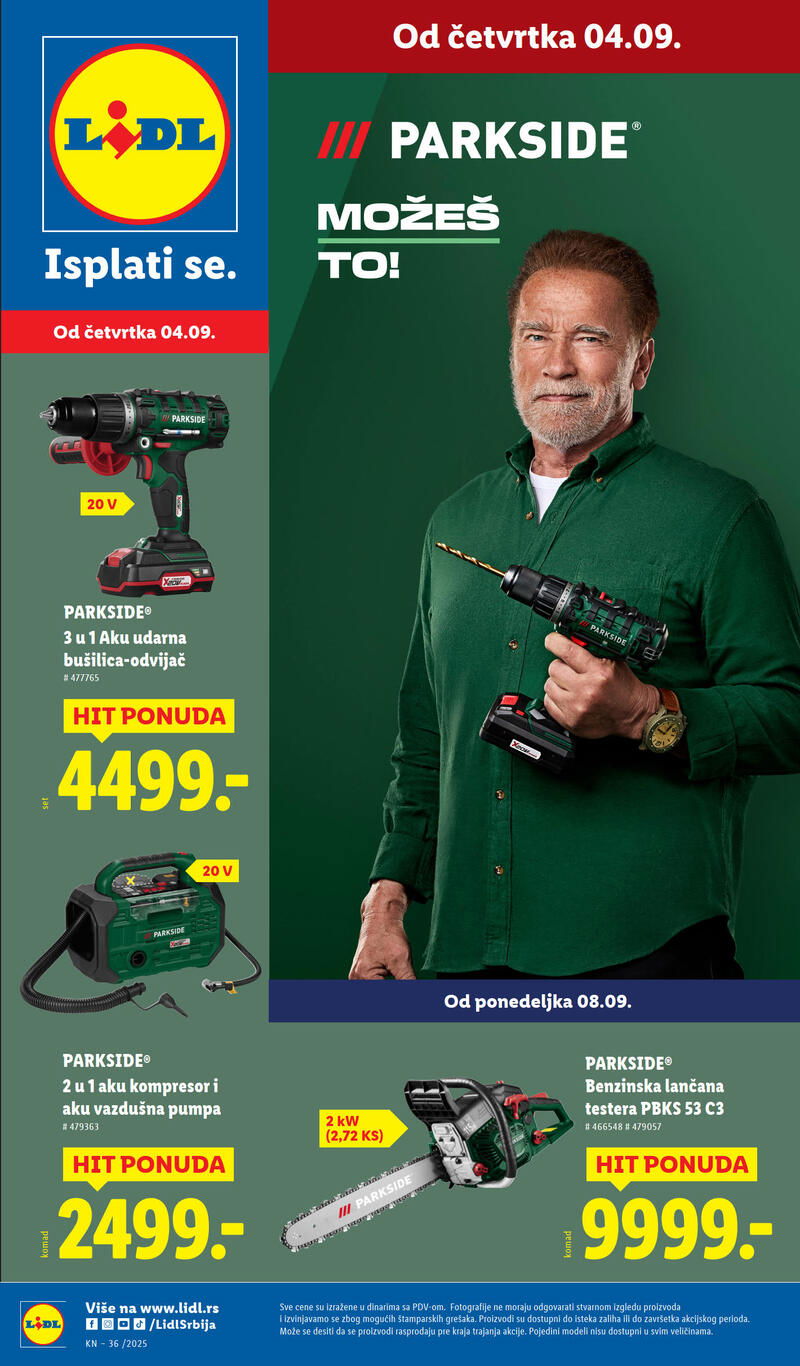 Lidl katalog akcija neprehrana