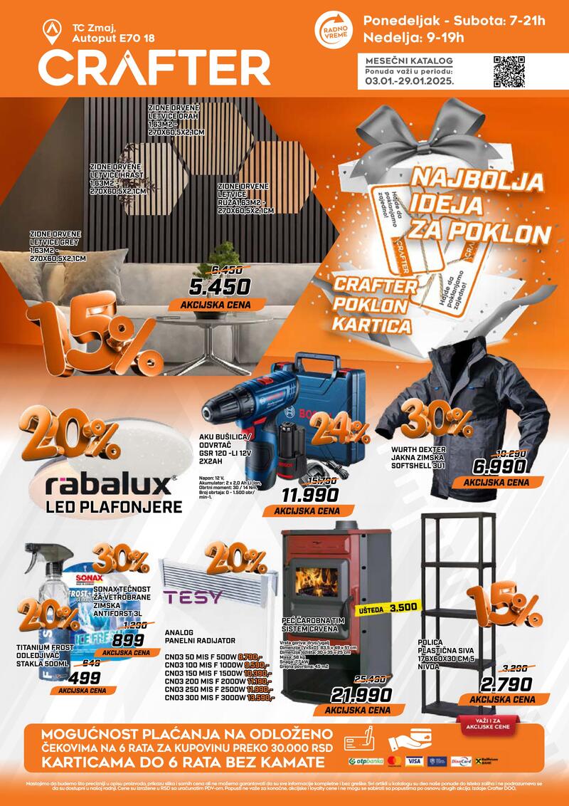 Crafter akcijski katalog