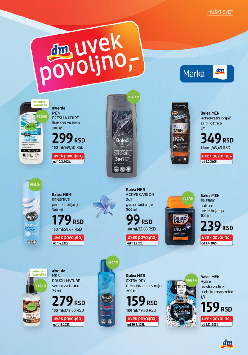 DM Drogerie katalog akcija