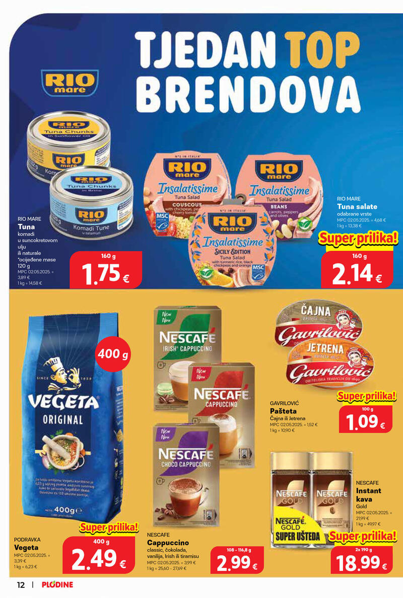 Plodine kataloška akcija