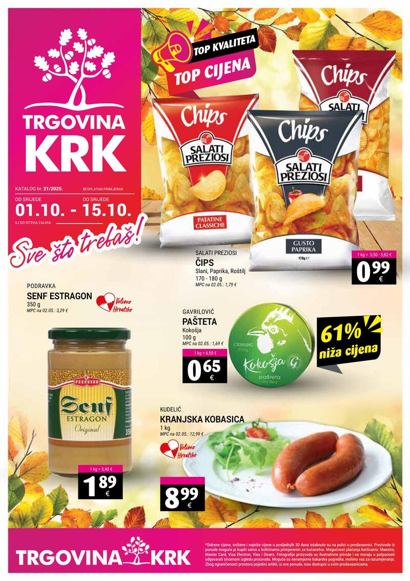 Trgovina Krk kataloška akcija