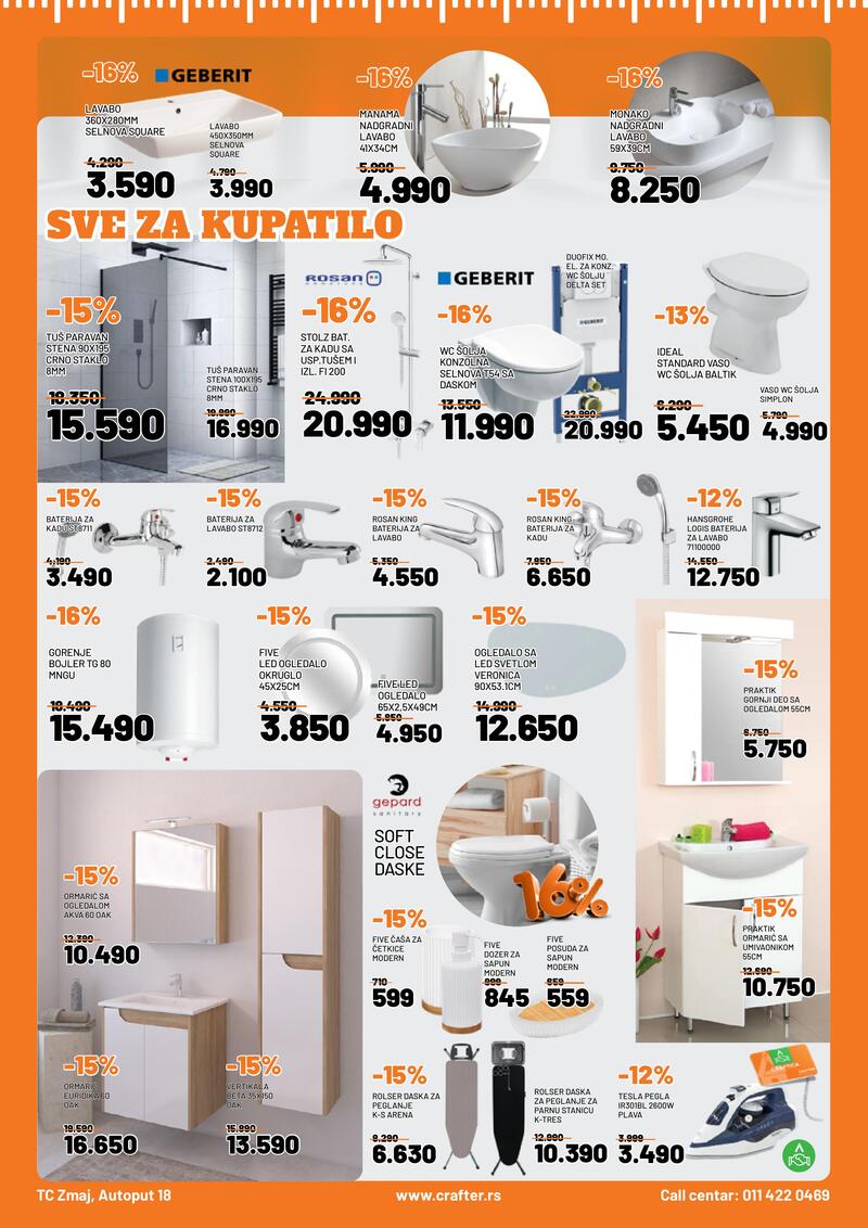 Crafter akcijski katalog