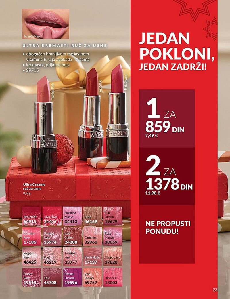 Avon katalog akcija