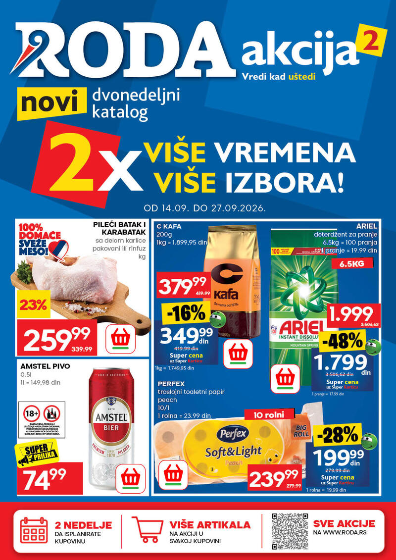 Roda katalog akcija Dvonedeljni katalog