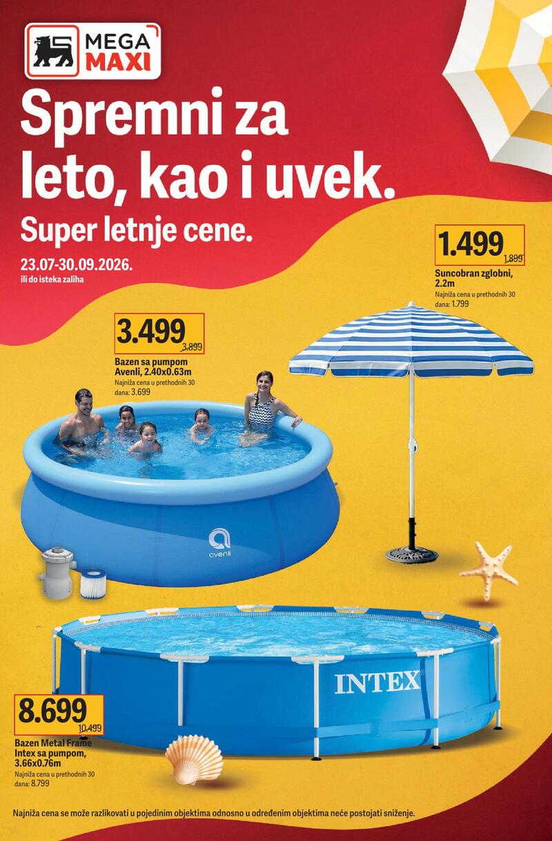 Mega Maxi katalog - Letnja ponuda