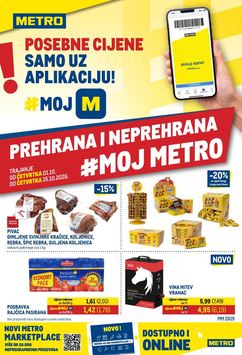 Metro katalog akcija Prehrana i neprehrana