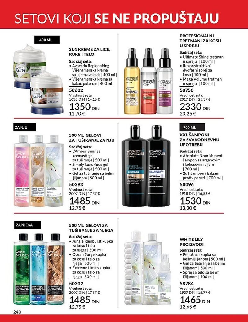 Avon katalog akcija