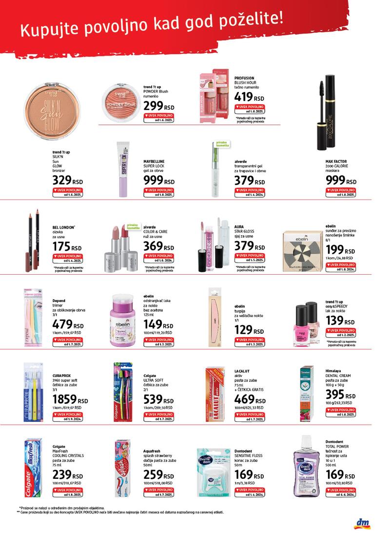 DM Drogerie katalog super cene