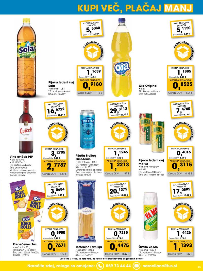 Tuš Cash & Carry trgovec