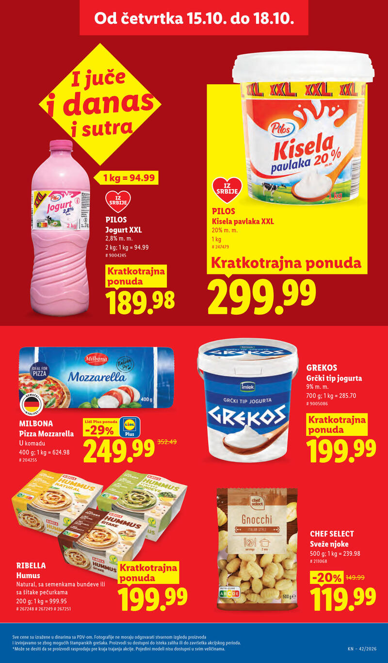Lidl katalog - Nedeljna akcija