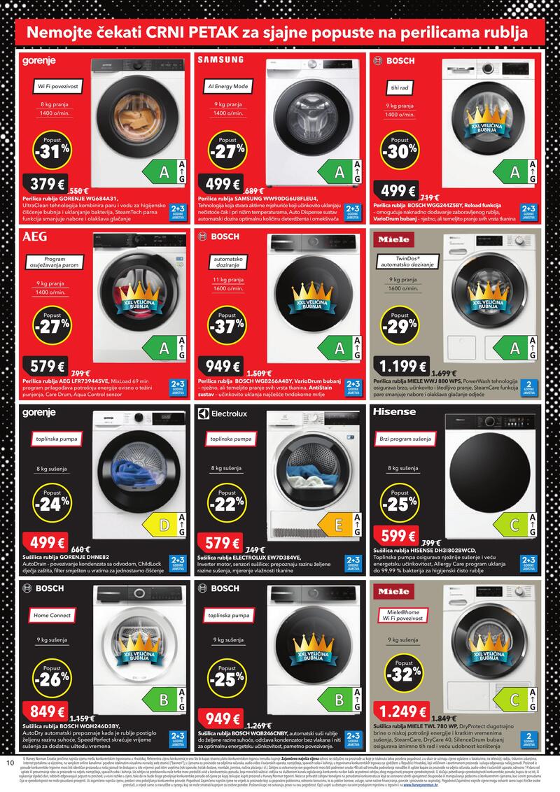 Harvey Norman katalog - Rane Black Friday uštede