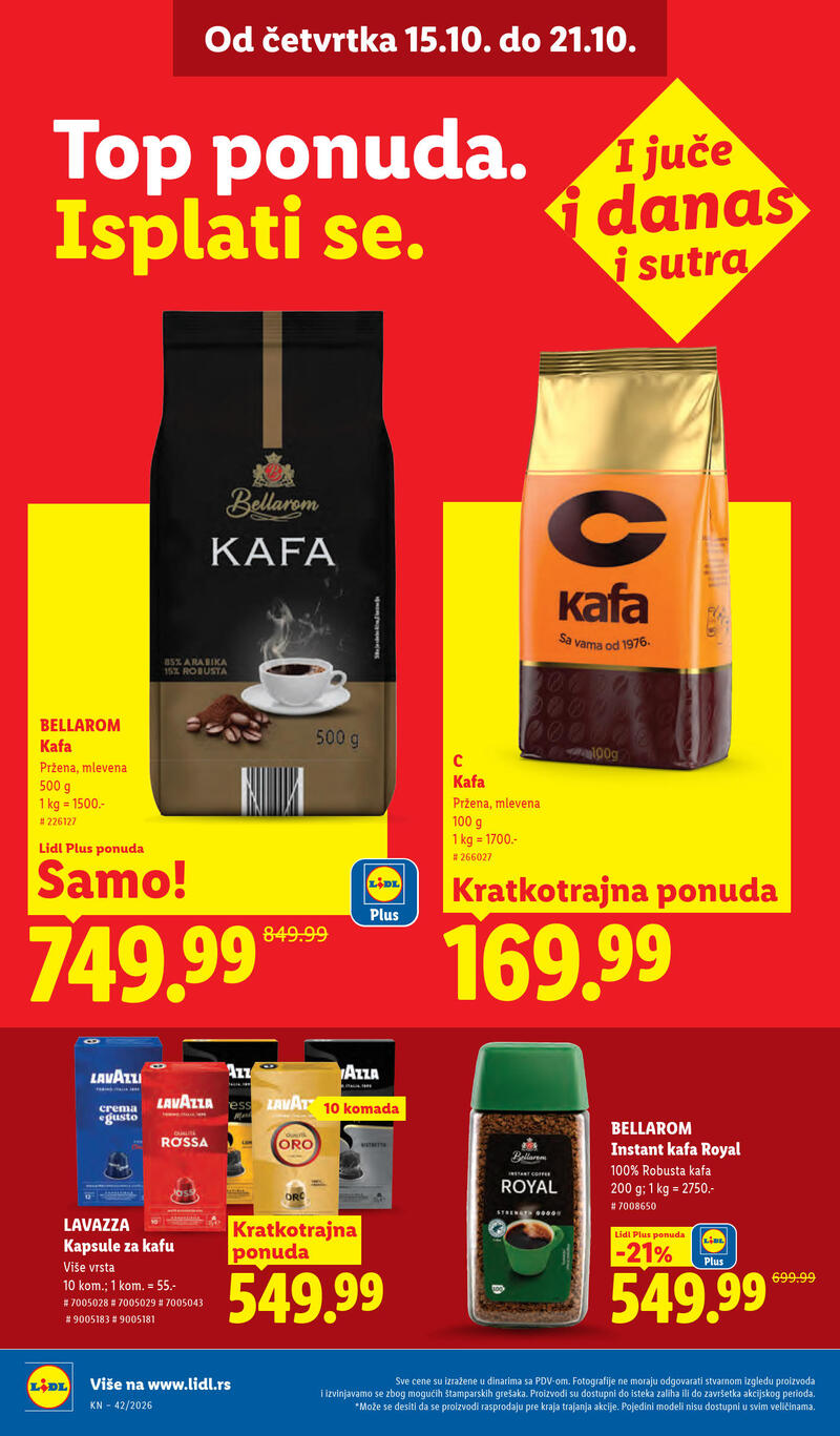 Lidl katalog - Nedeljna akcija